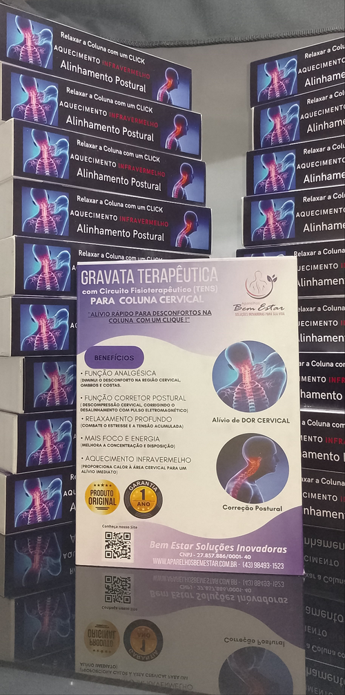 Gravata Inteligente Bem Estar (Cuidado com a Coluna)