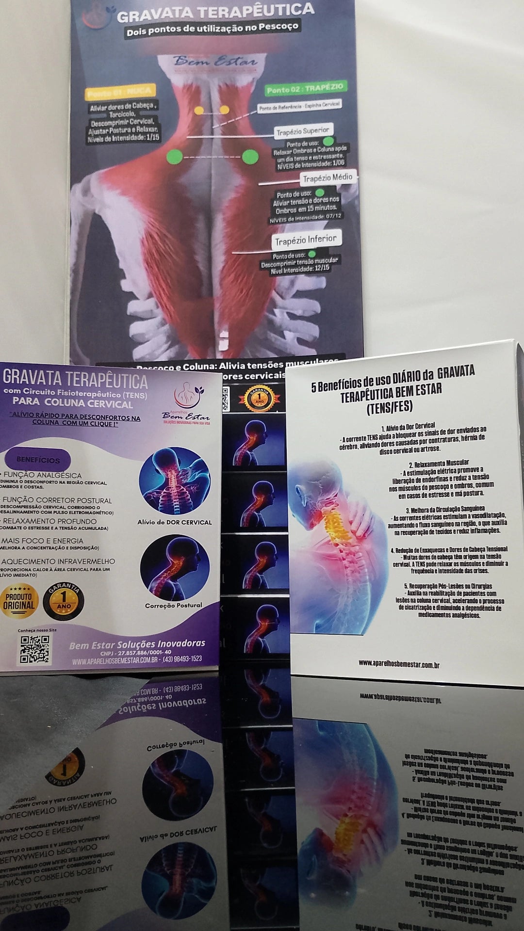 Gravata Inteligente Bem Estar (Cuidado com a Coluna)